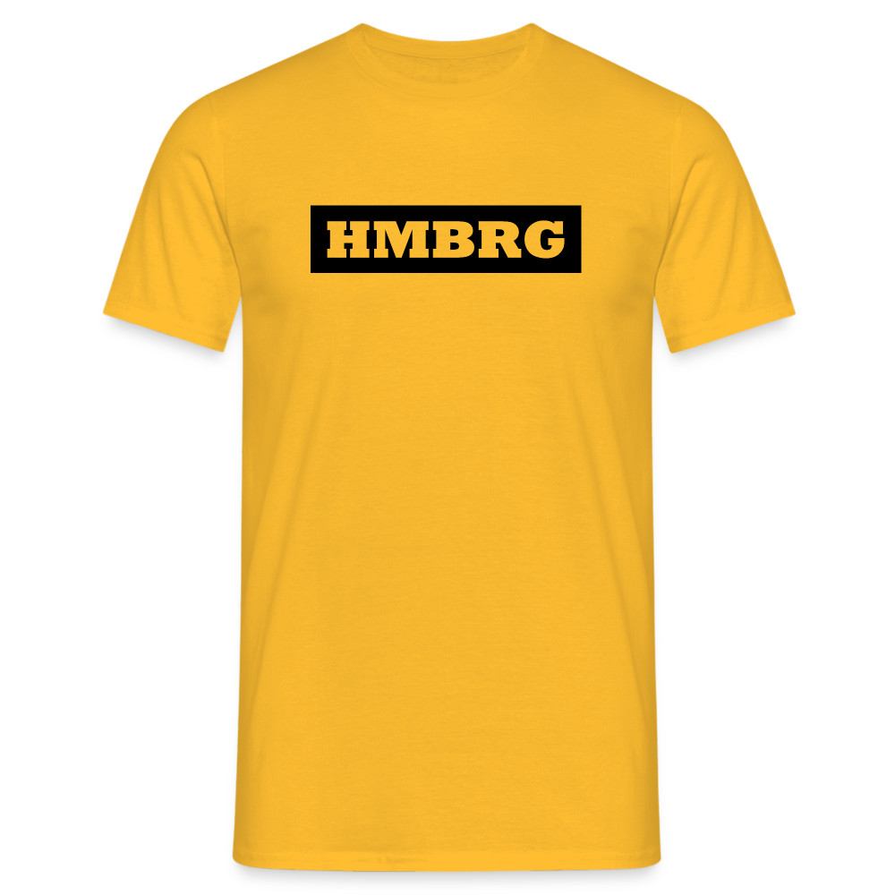 T-Shirt Hamburg "HMBRG" - yellow