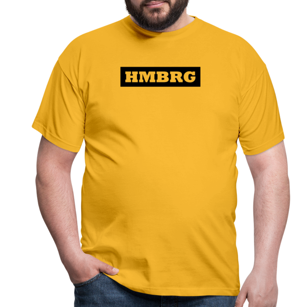 T-Shirt Hamburg "HMBRG" - yellow