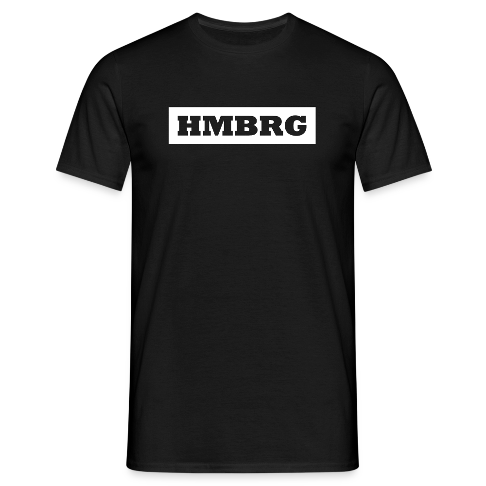 T-Shirt Hamburg "HMBRG" Bright Edition - black