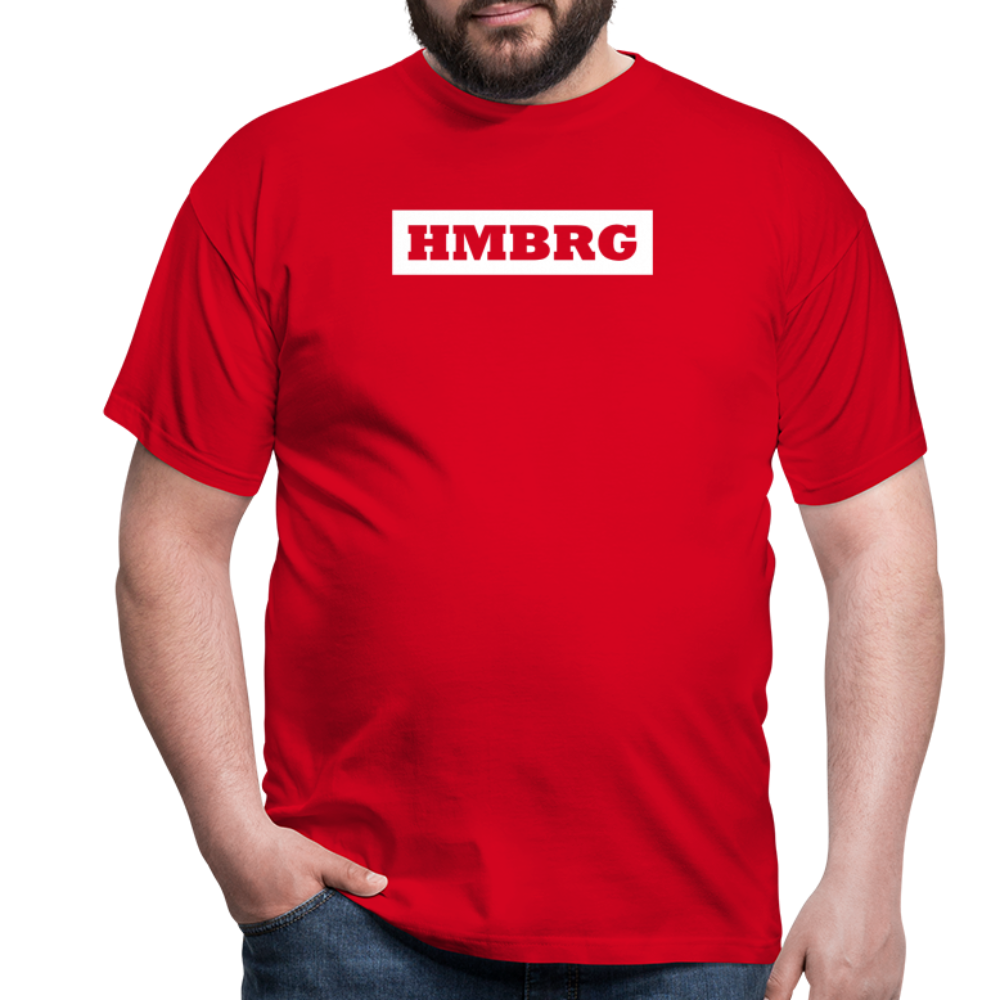 T-Shirt Hamburg "HMBRG" Bright Edition - red