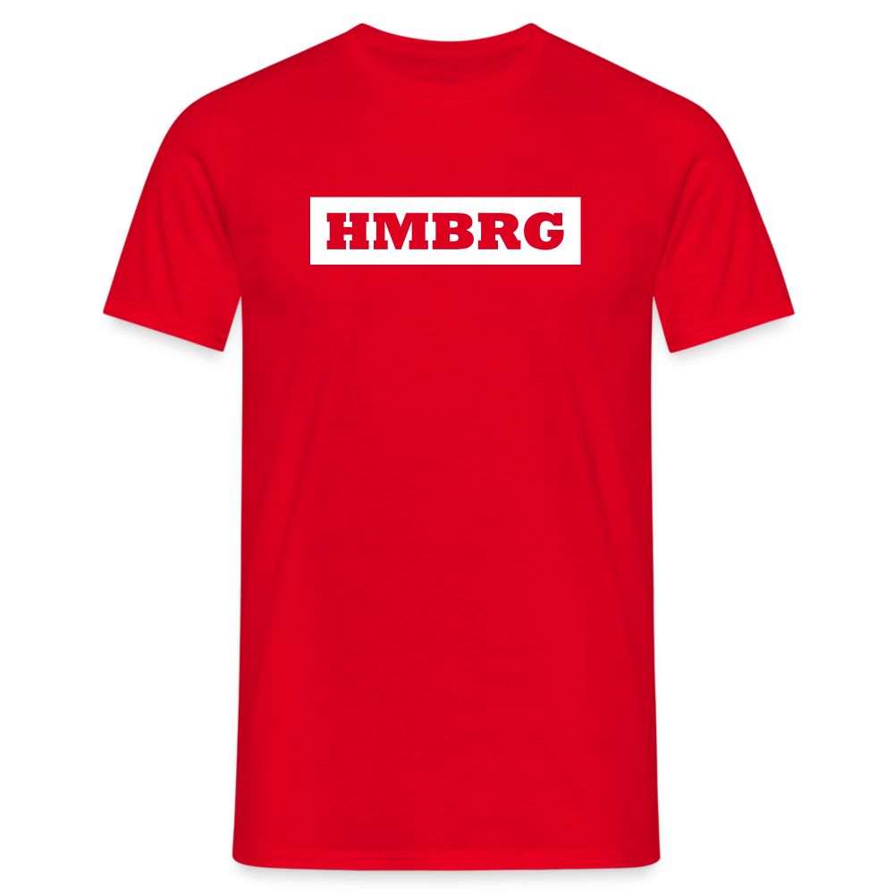 T-Shirt Hamburg "HMBRG" Bright Edition - red