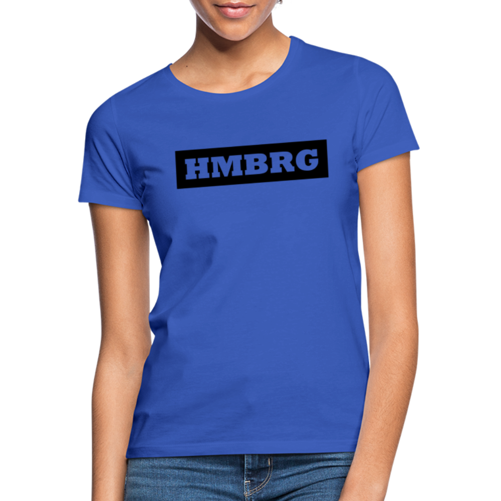 T-Shirt Ladies Hamburg "HMBRG" - royal blue