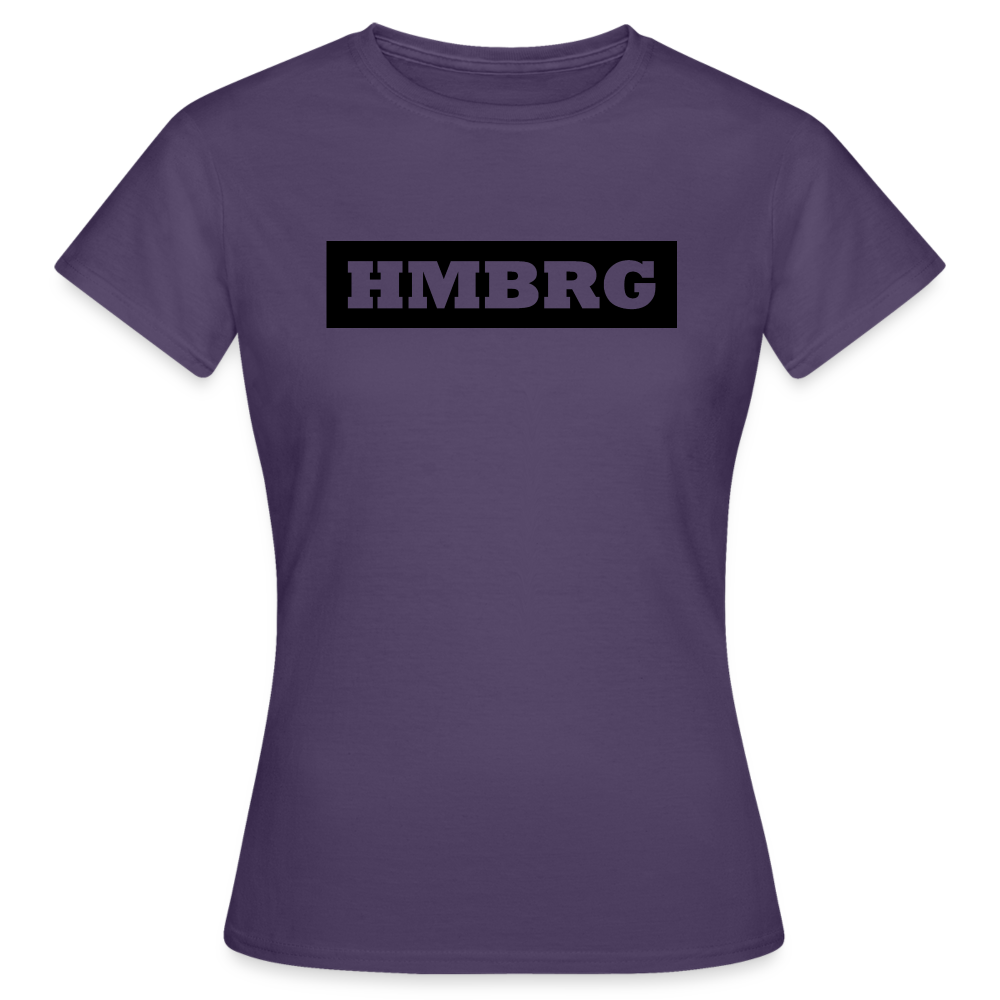 T-Shirt Ladies Hamburg "HMBRG" - dark purple