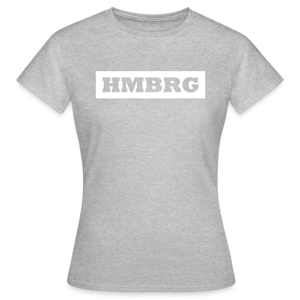 T-Shirt Ladies Hamburg "HMBRG" Bright Edition - heather grey