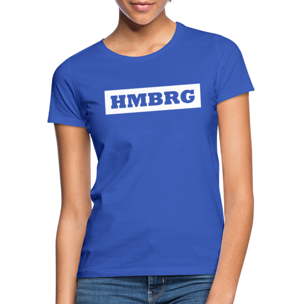 T-Shirt Ladies Hamburg "HMBRG" Bright Edition - royal blue