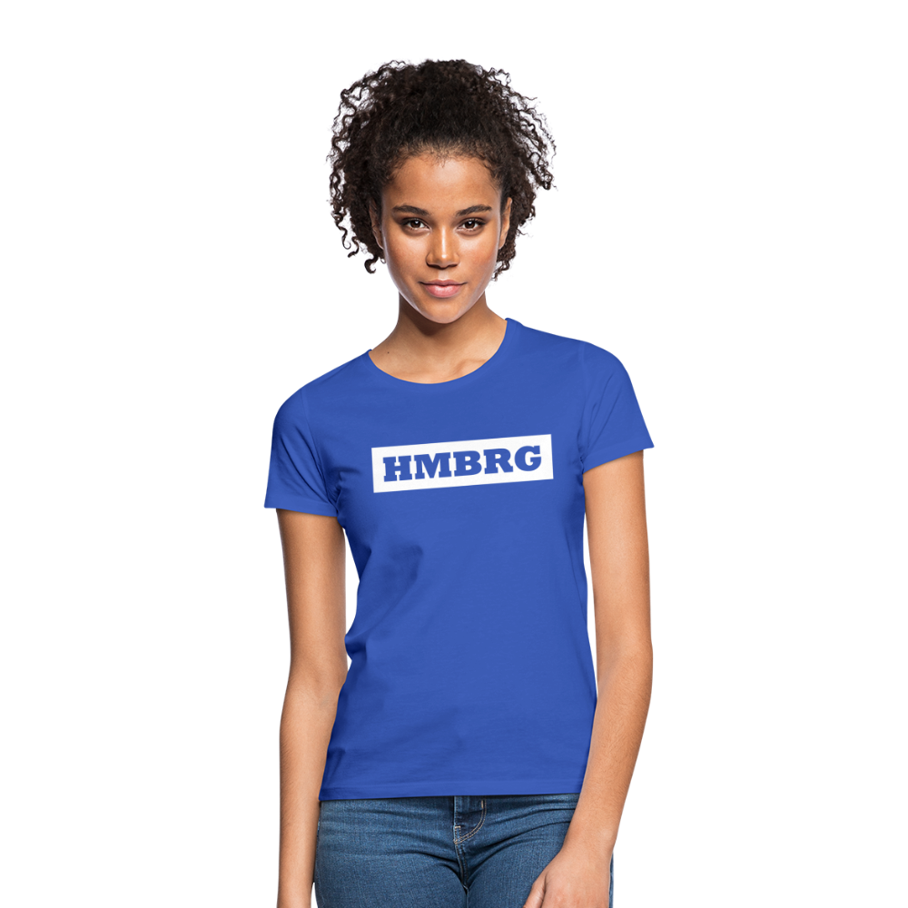 T-Shirt Ladies Hamburg "HMBRG" Bright Edition - royal blue