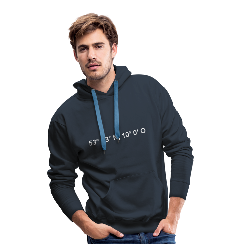 Hoodie Hamburg "GPS" Bright Edition - navy