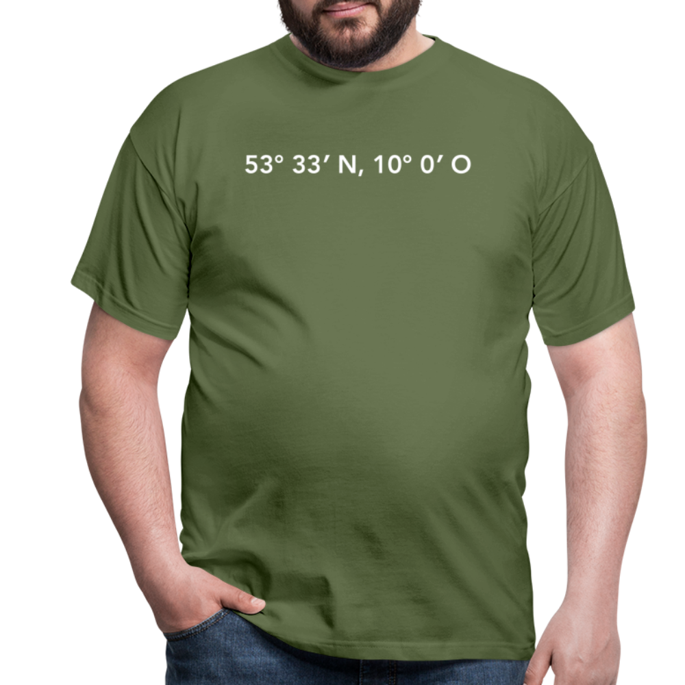 T-Shirt Hamburg "GPS" Bright Edition - military green