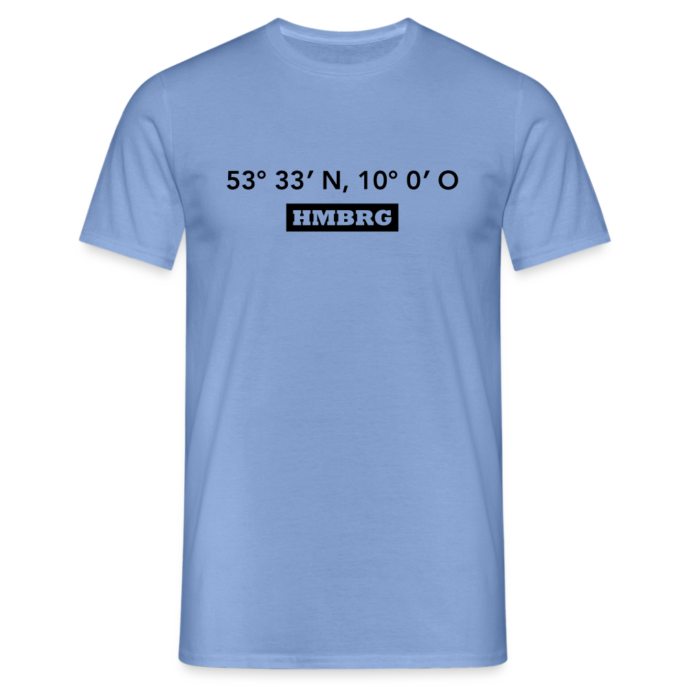T-Shirt Hamburg "HMBRG GPS" - carolina blue