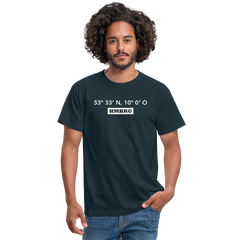 T-Shirt Hamburg "HMBRG GPS" Bright Edition - navy