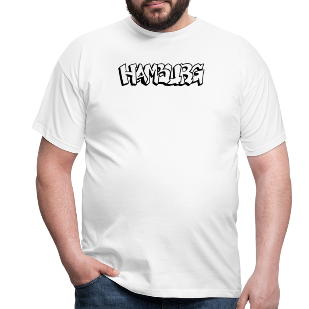 T-Shirt Hamburg "Graffiti" - white