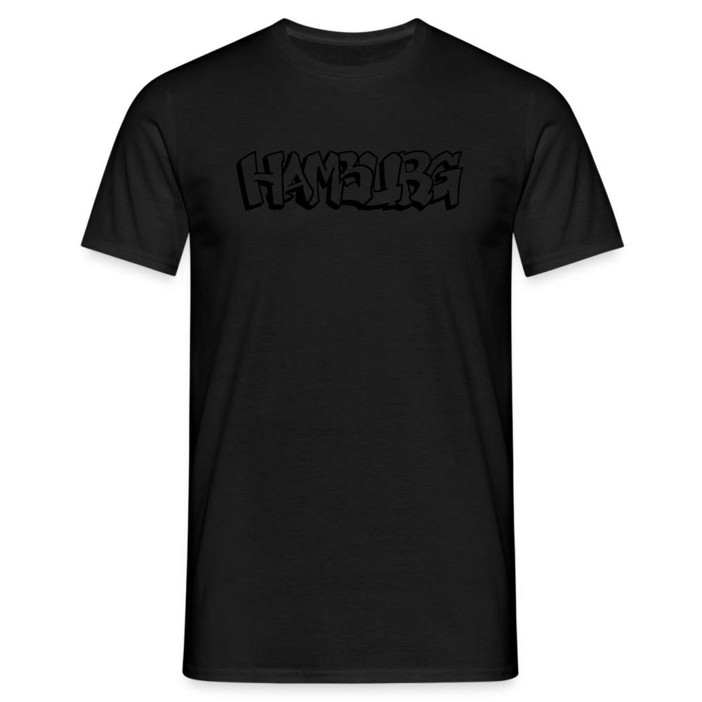 T-Shirt Hamburg "Graffiti" - black