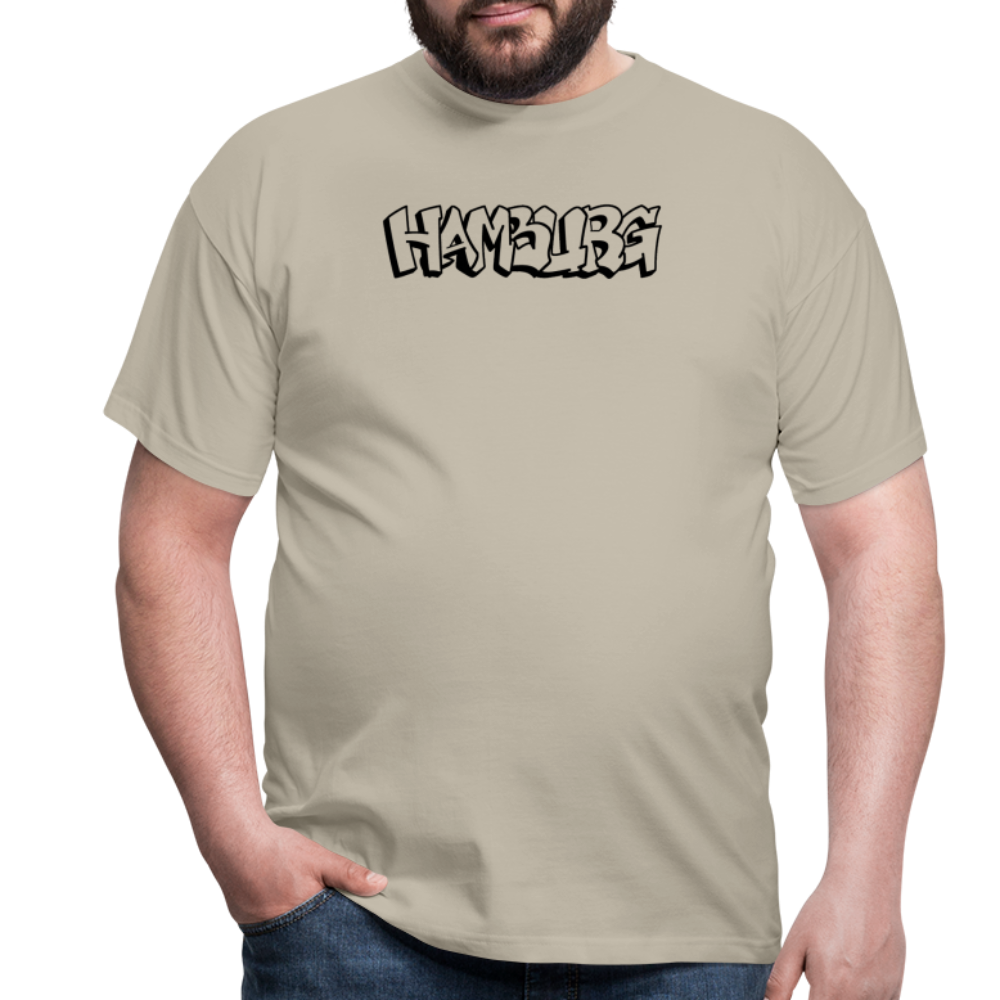 T-Shirt Hamburg "Graffiti" - sand beige