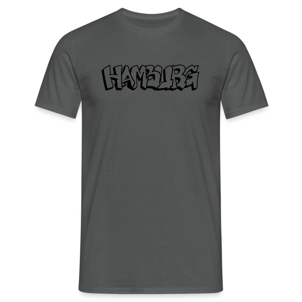 T-Shirt Hamburg "Graffiti" - charcoal grey