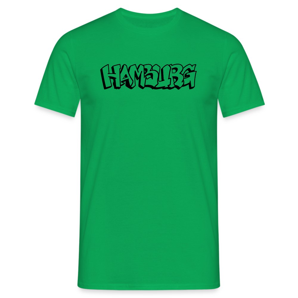 T-Shirt Hamburg "Graffiti" - kelly green