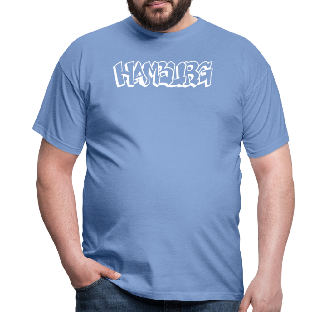 T-Shirt Hamburg "Graffiti" Bright Edition - carolina blue