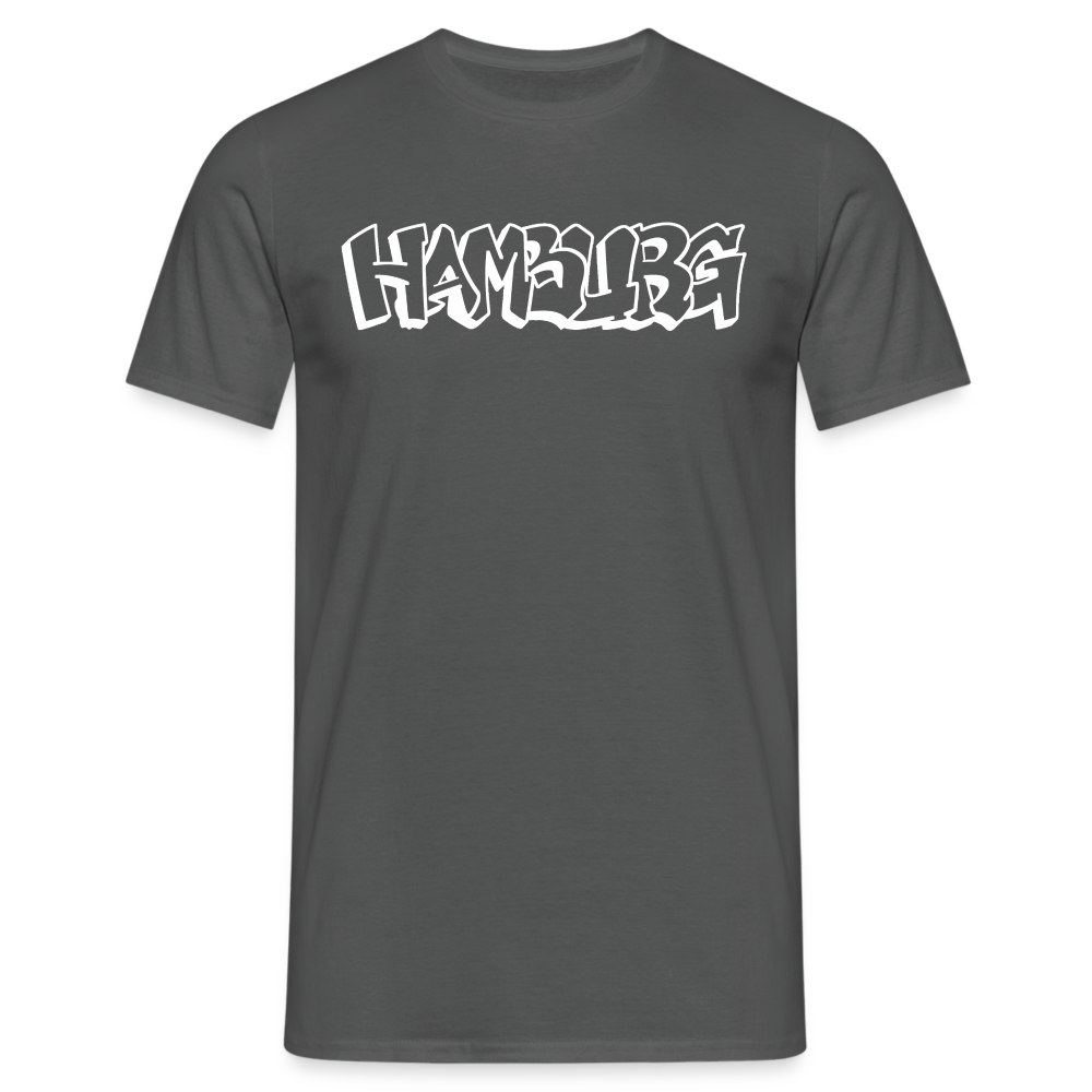 T-Shirt Hamburg "Graffiti" Bright Edition - charcoal grey