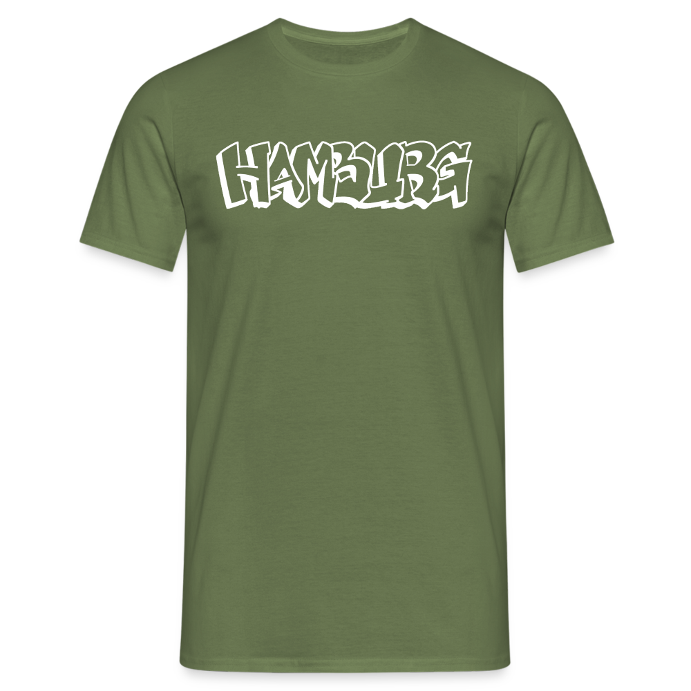 T-Shirt Hamburg "Graffiti" Bright Edition - military green
