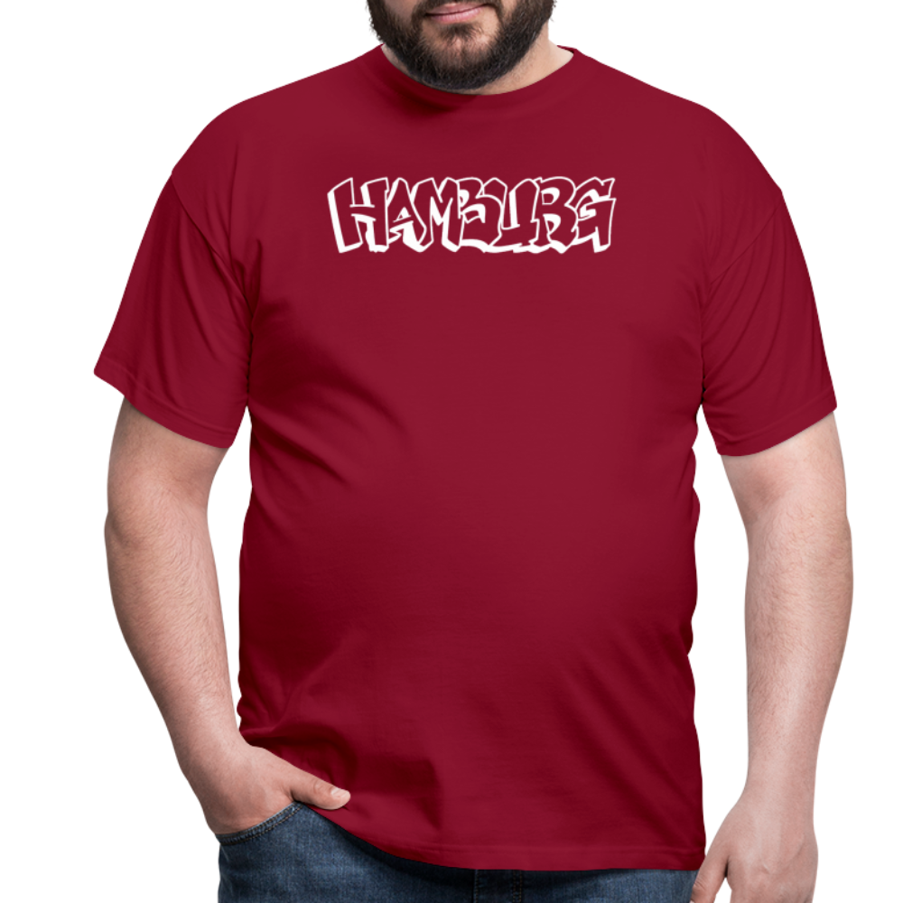 T-Shirt Hamburg "Graffiti" Bright Edition - brick red