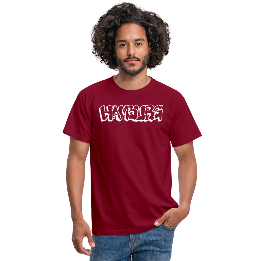 T-Shirt Hamburg "Graffiti" Bright Edition - brick red