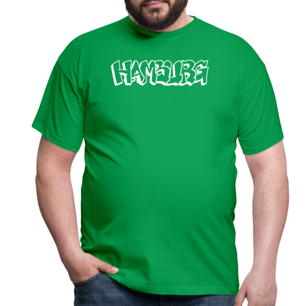 T-Shirt Hamburg "Graffiti" Bright Edition - kelly green