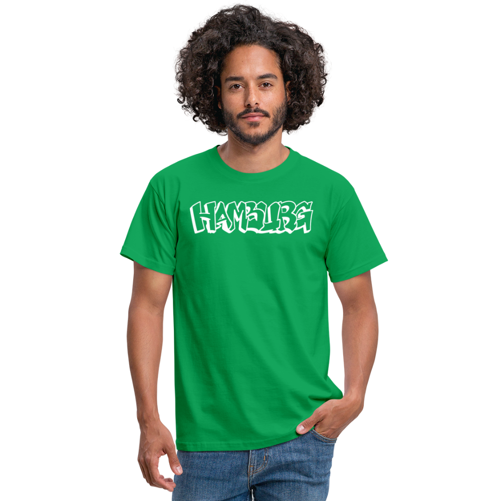 T-Shirt Hamburg "Graffiti" Bright Edition - kelly green
