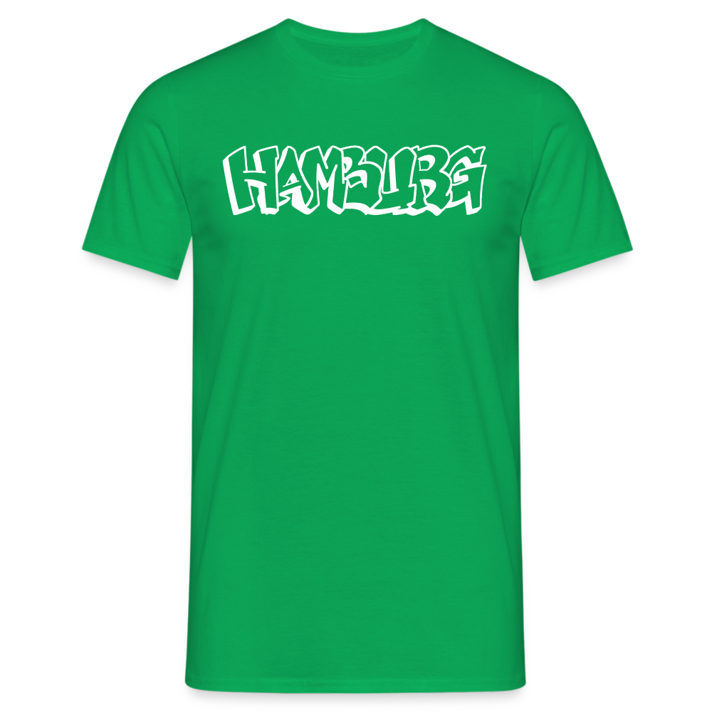 T-Shirt Hamburg "Graffiti" Bright Edition - kelly green
