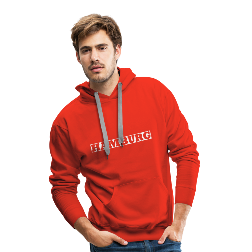Hoodie Hamburg "Bold" Bright Edition - red