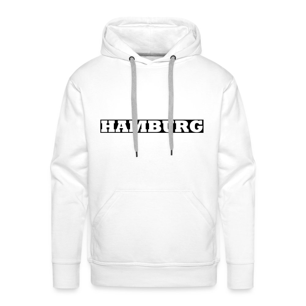 Hoodie Hamburg "Bold" Dark Edition - white