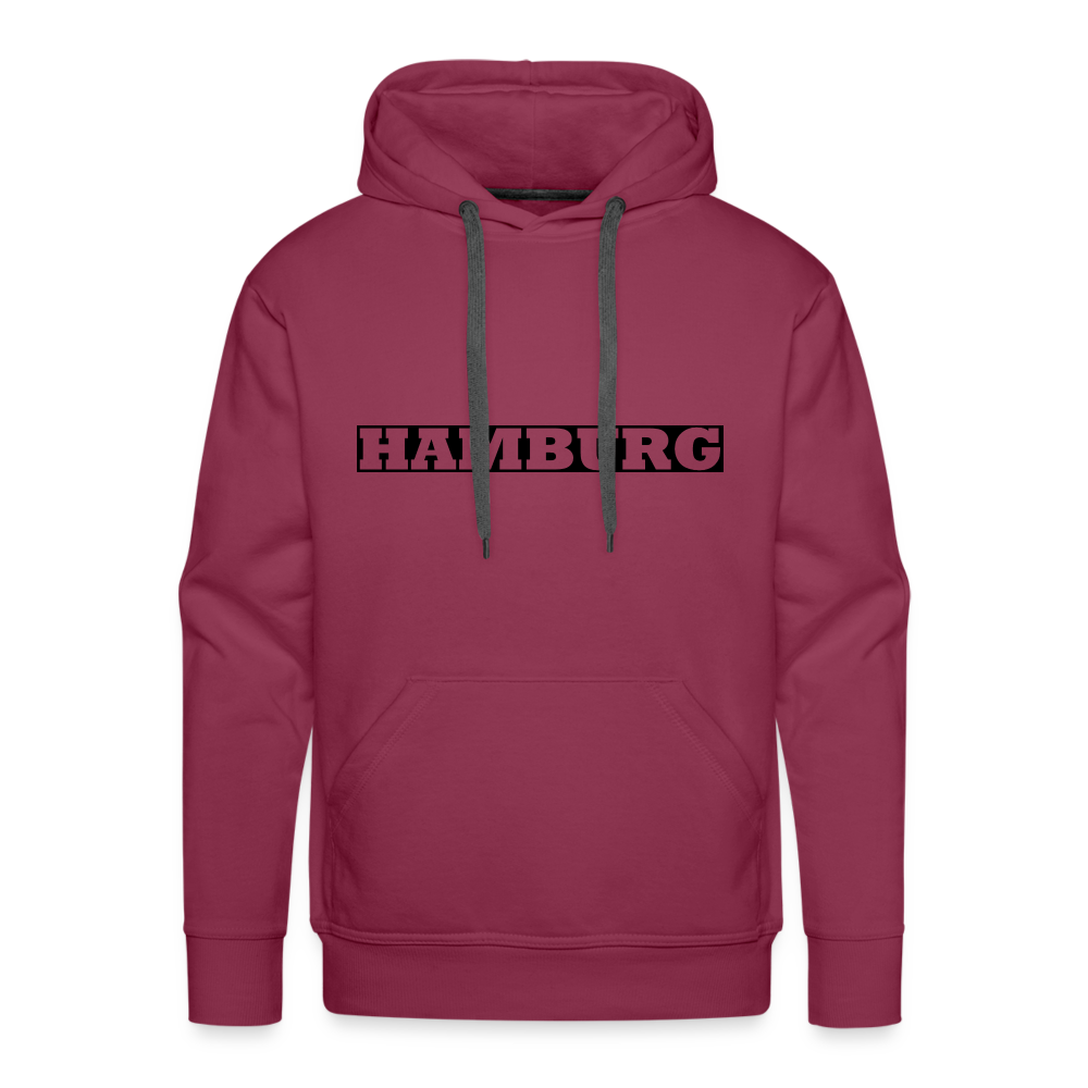 Hoodie Hamburg "Bold" Dark Edition - bordeaux