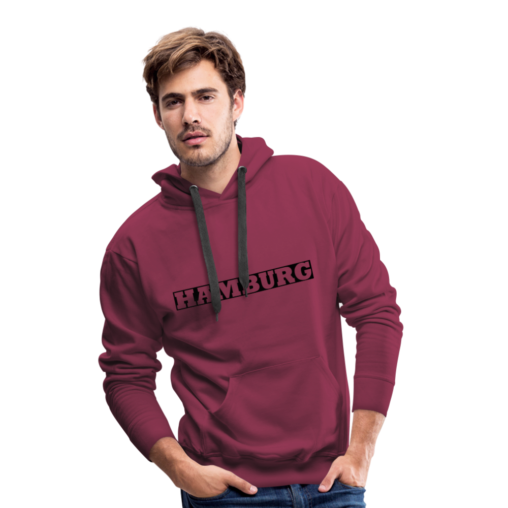 Hoodie Hamburg "Bold" Dark Edition - bordeaux