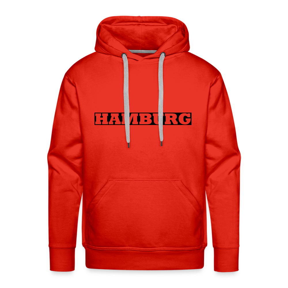 Hoodie Hamburg "Bold" Dark Edition - red