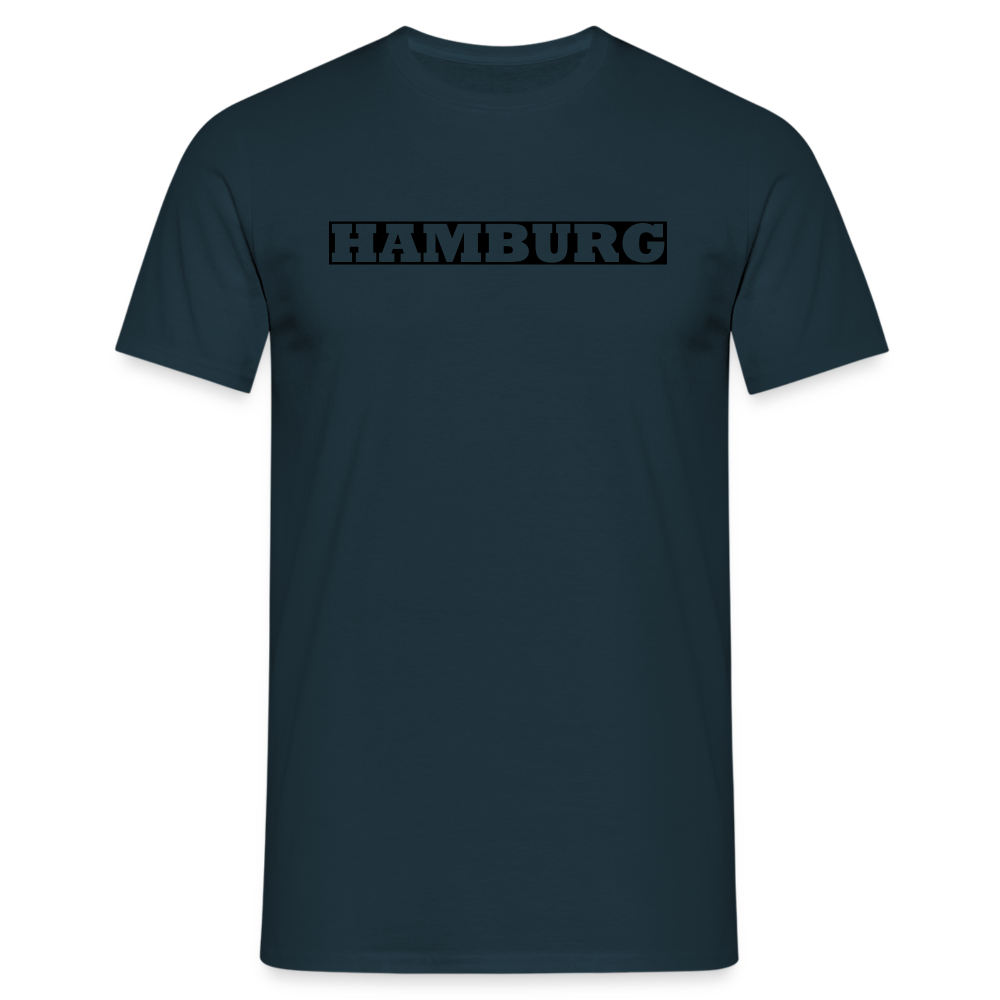 T-Shirt Hamburg "Bold" - navy
