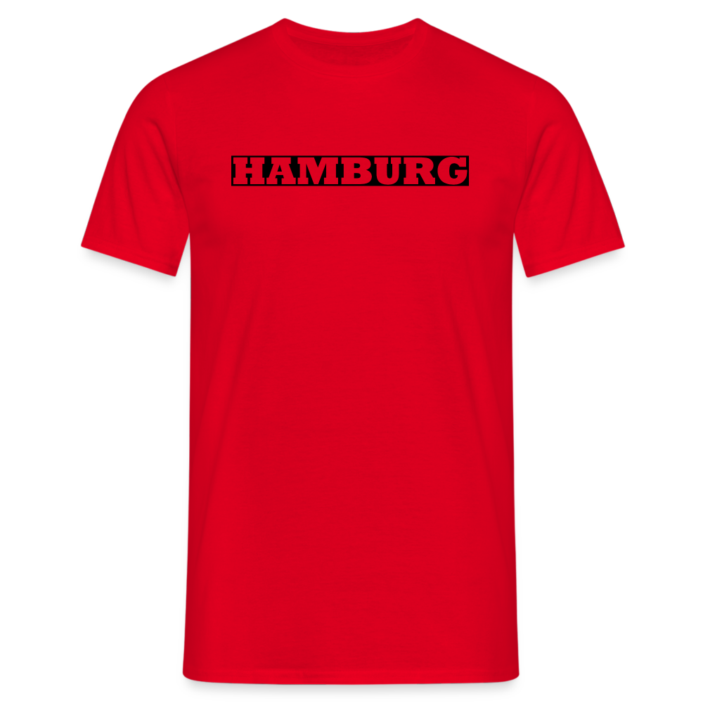 T-Shirt Hamburg "Bold" - red