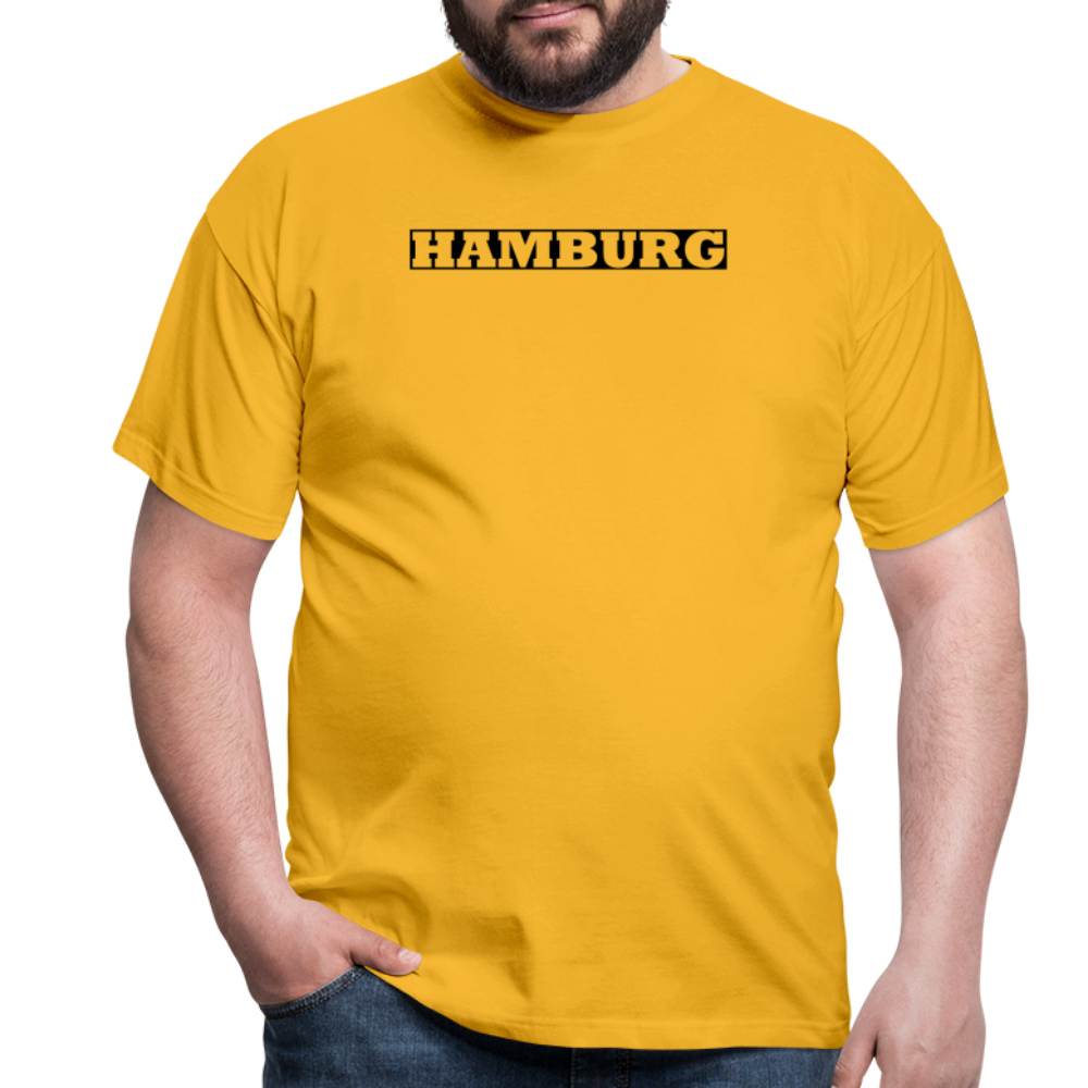 T-Shirt Hamburg "Bold" - yellow