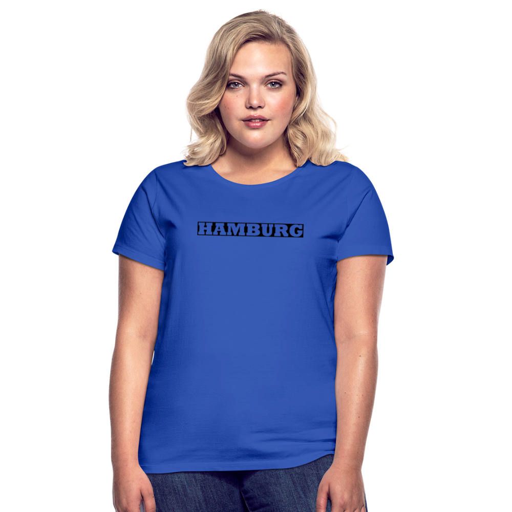 T-Shirt Ladies Hamburg "Bold" - royal blue