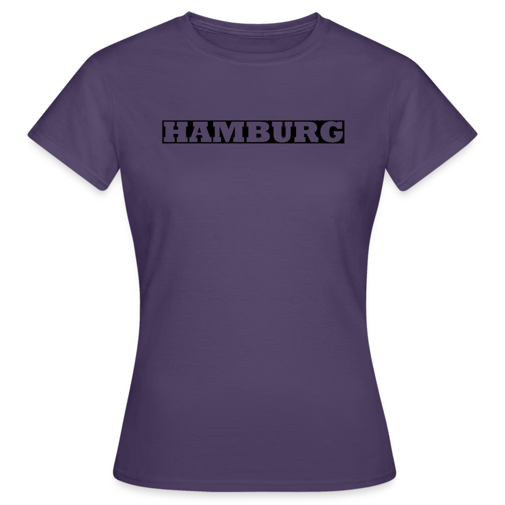 T-Shirt Ladies Hamburg "Bold" - dark purple