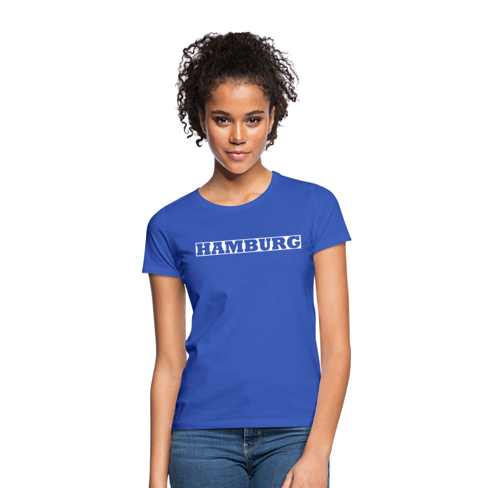 T-Shirt Ladies Hamburg "Bold" Bright Edition - royal blue