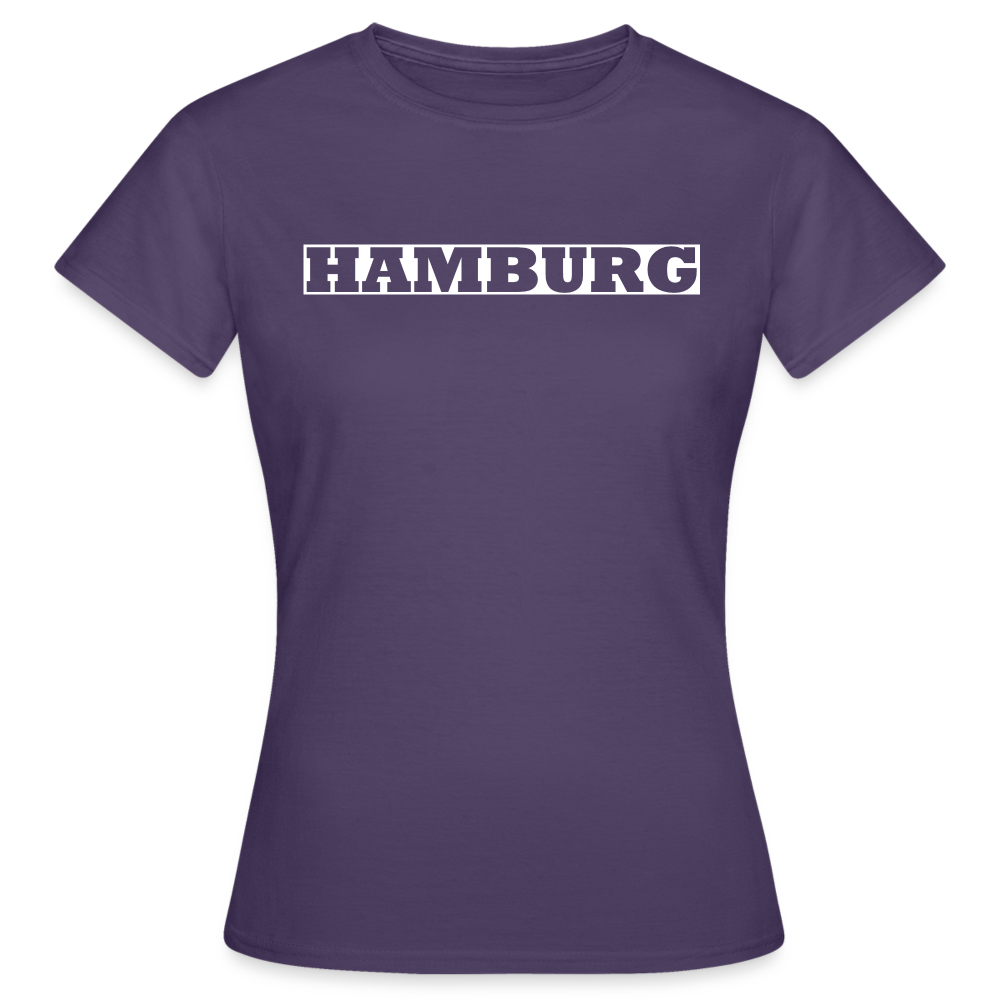 T-Shirt Ladies Hamburg "Bold" Bright Edition - dark purple