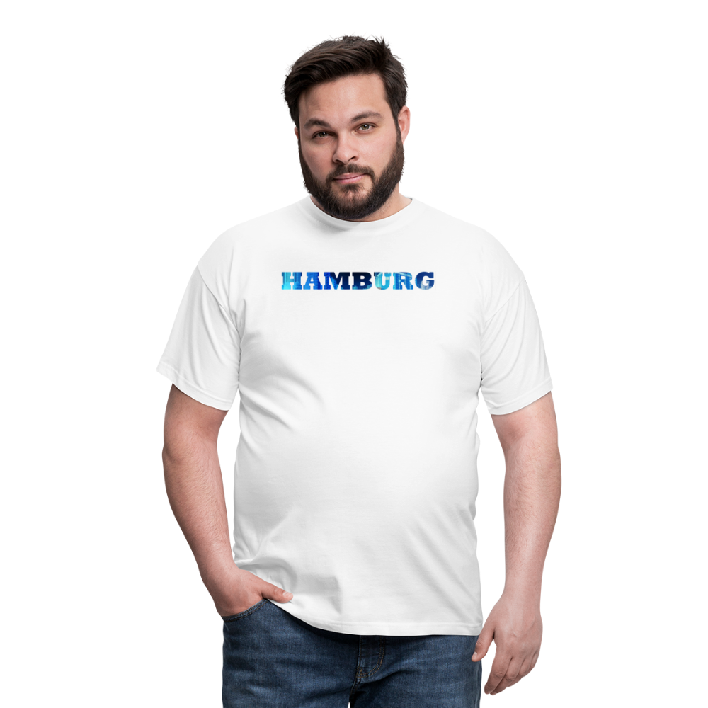 T-Shirt Hamburg "Panorama Bold" - white