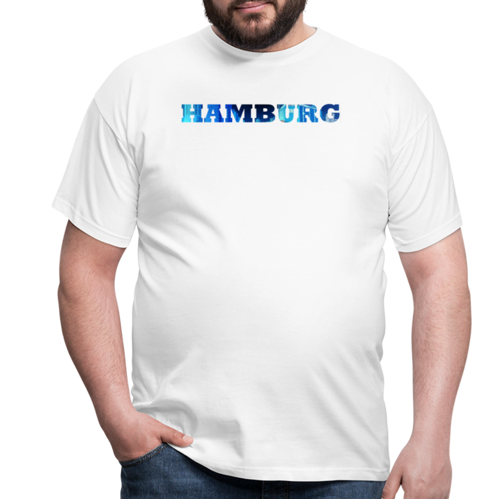 T-Shirt Hamburg "Panorama Bold" - white