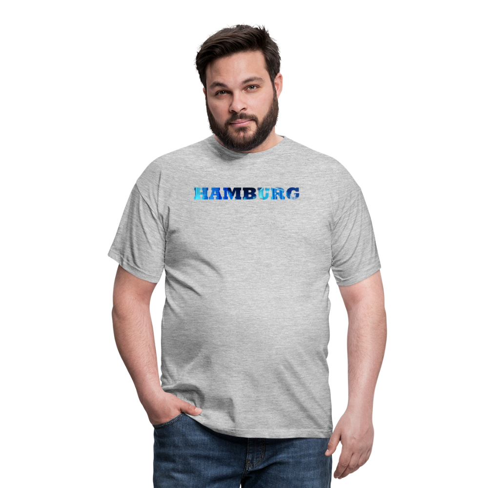 T-Shirt Hamburg "Panorama Bold" - heather grey