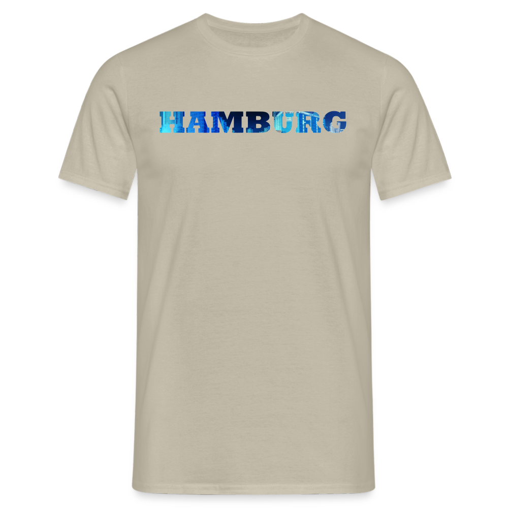 T-Shirt Hamburg "Panorama Bold" - sand beige