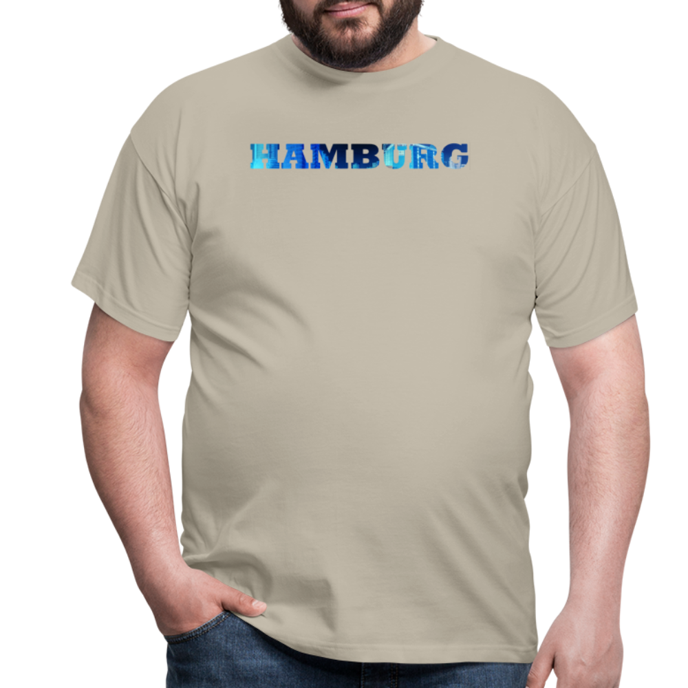 T-Shirt Hamburg "Panorama Bold" - sand beige