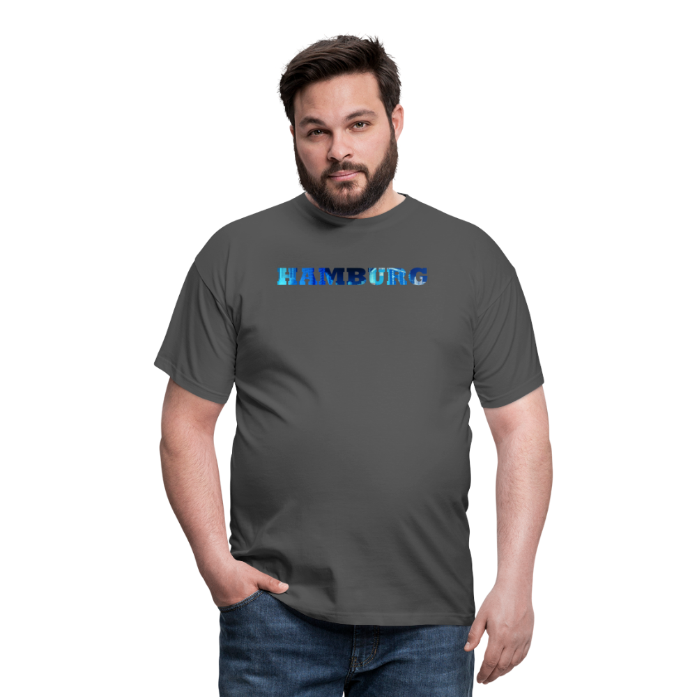 T-Shirt Hamburg "Panorama Bold" - charcoal grey