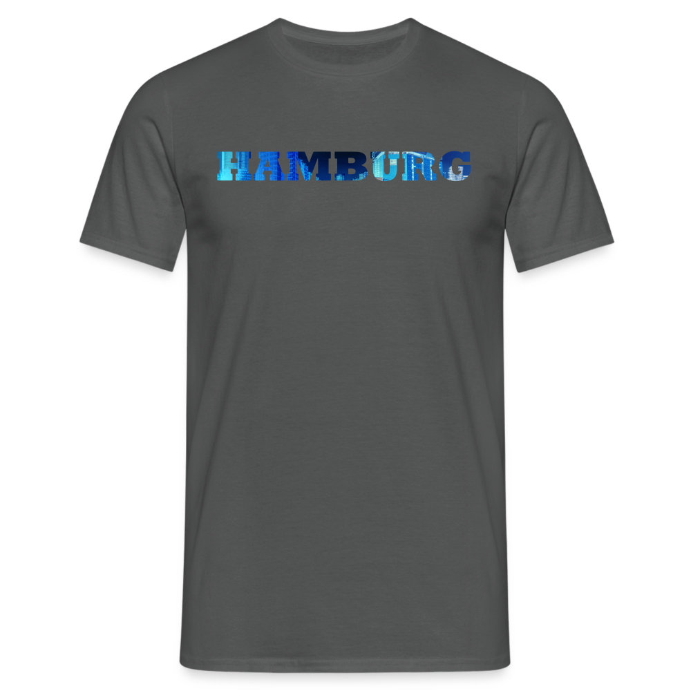 T-Shirt Hamburg "Panorama Bold" - charcoal grey
