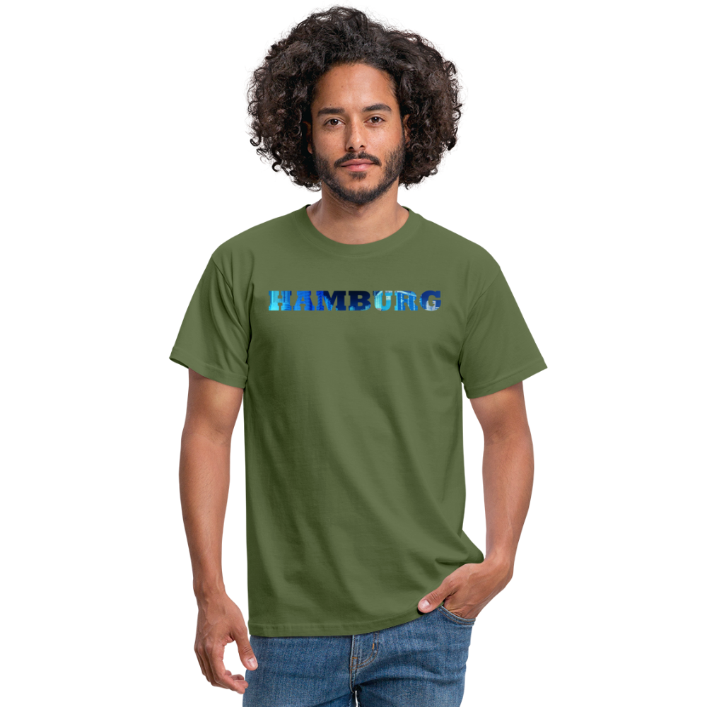 T-Shirt Hamburg "Panorama Bold" - military green