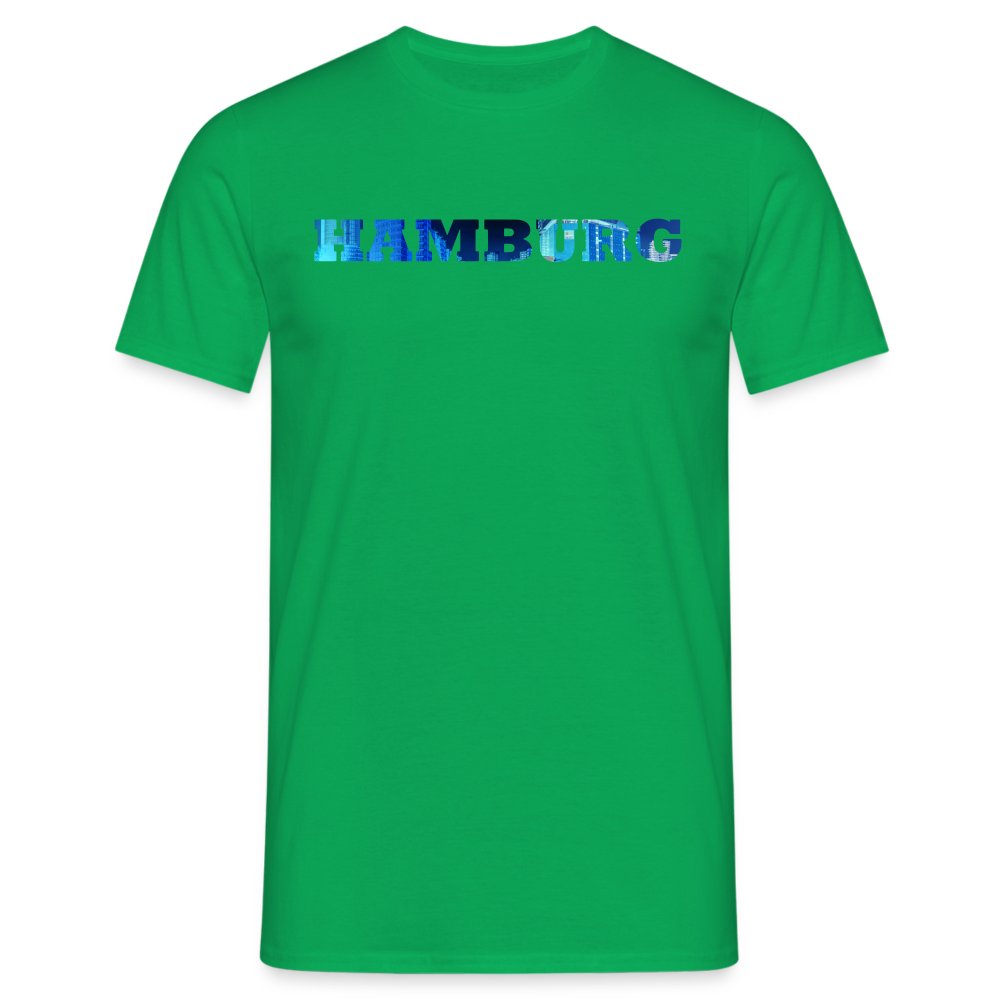 T-Shirt Hamburg "Panorama Bold" - kelly green