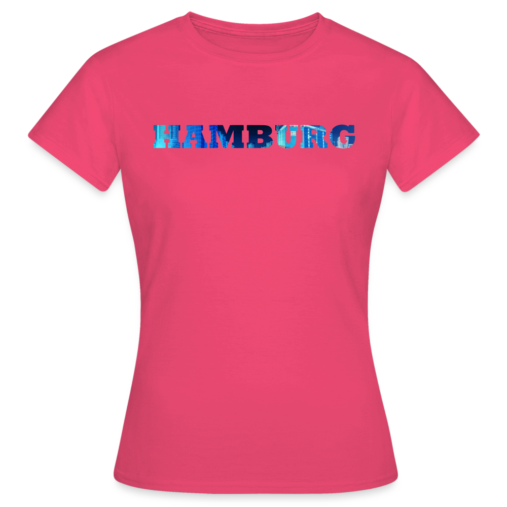 T-Shirt Ladies Hamburg "Panorama Bold" - azalea