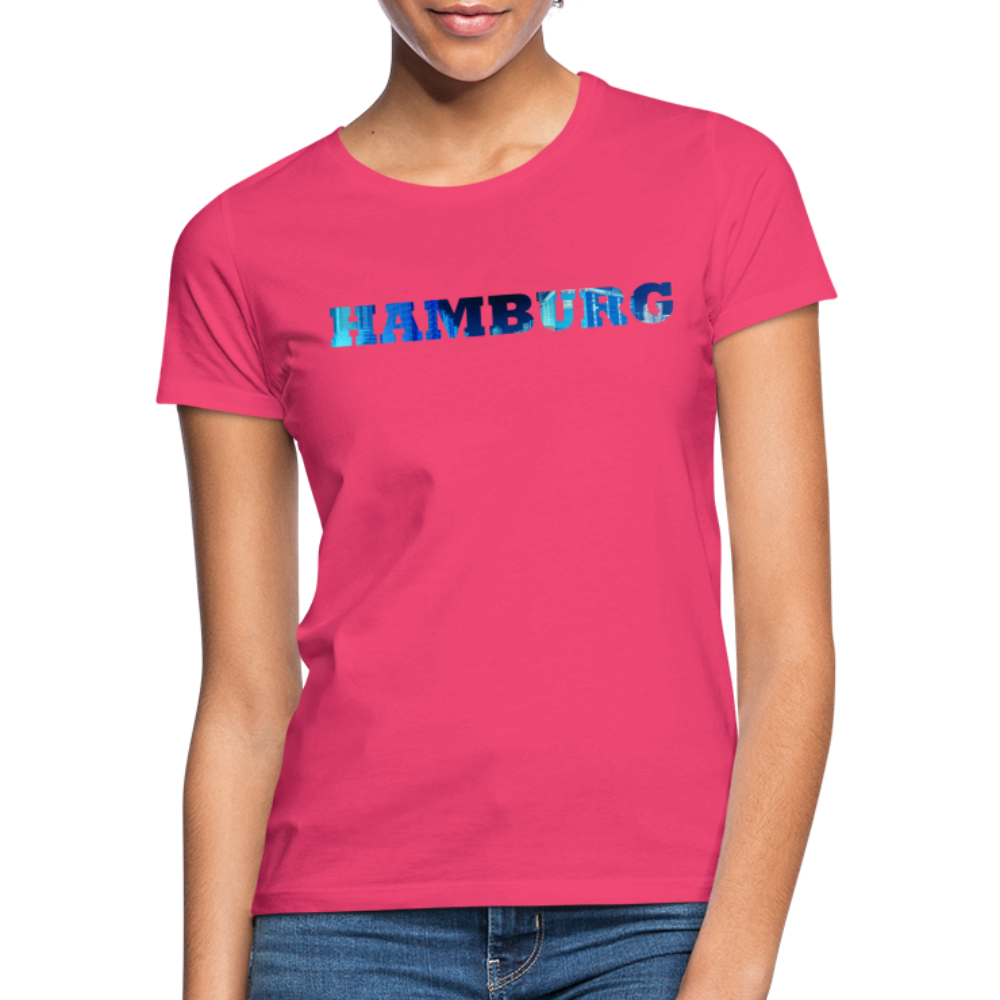 T-Shirt Ladies Hamburg "Panorama Bold" - azalea